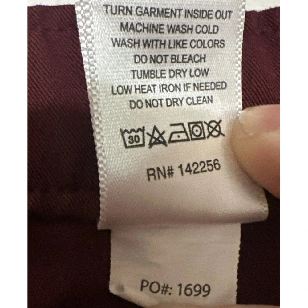 Figs Technical Collection Kade Wine Color Cargo‎ Scrub Womens Pants Sz M/S